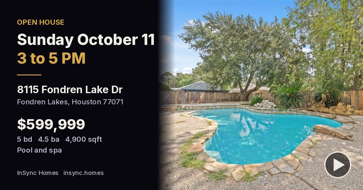 8115 Fondren Lake Drive